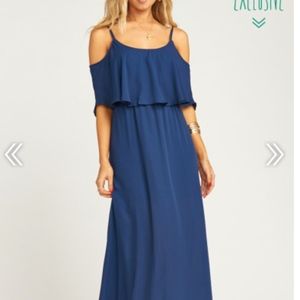 SHOW ME YOUR MUMU - CAITLIN RUFFLE MAXI DRESS